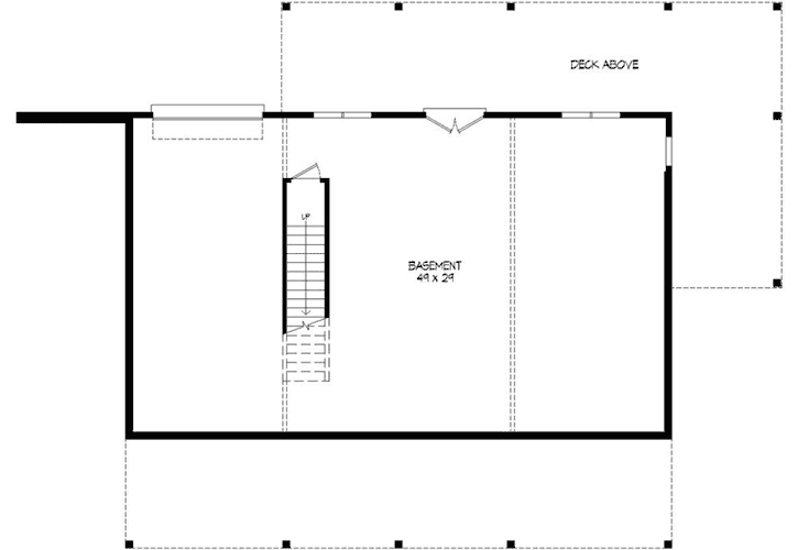 Lower Floor Plan: 87-197