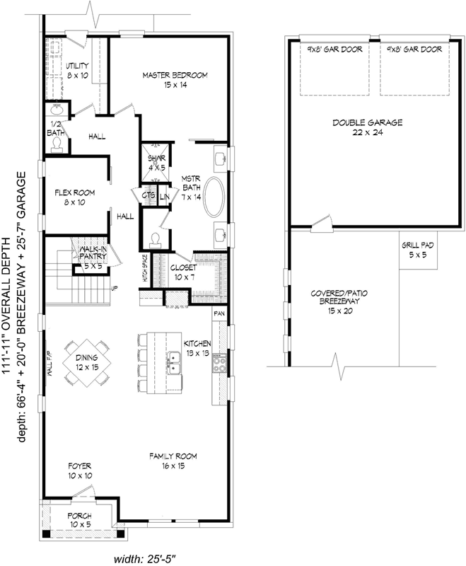Main Floor Plan: 87-202