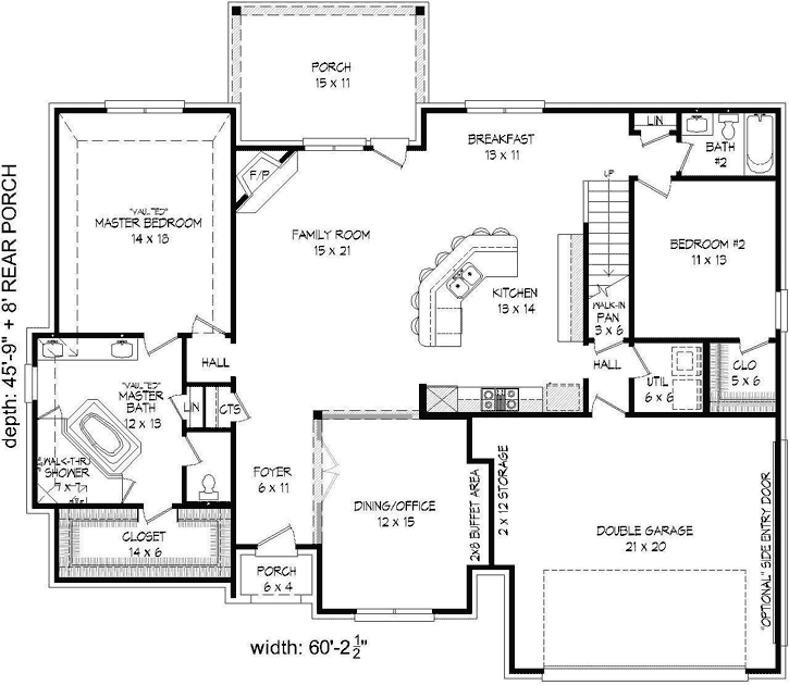 Main Floor Plan: 87-205
