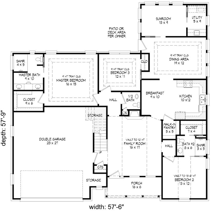 Main Floor Plan: 87-210