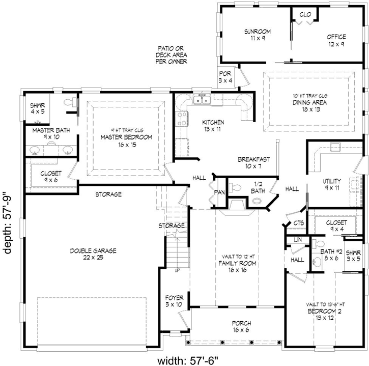 Main Floor Plan: 87-212