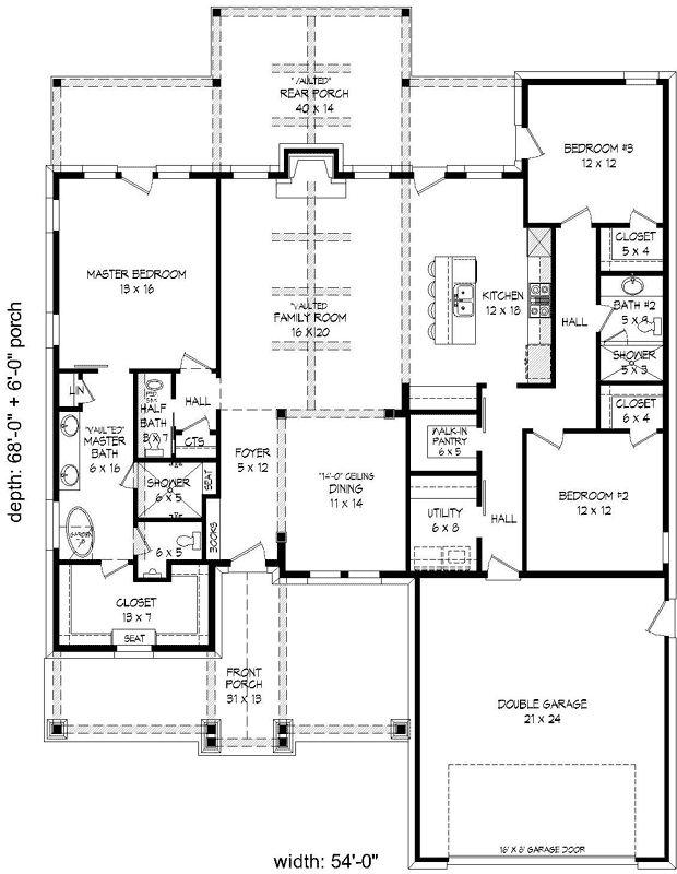 Main Floor Plan: 87-214