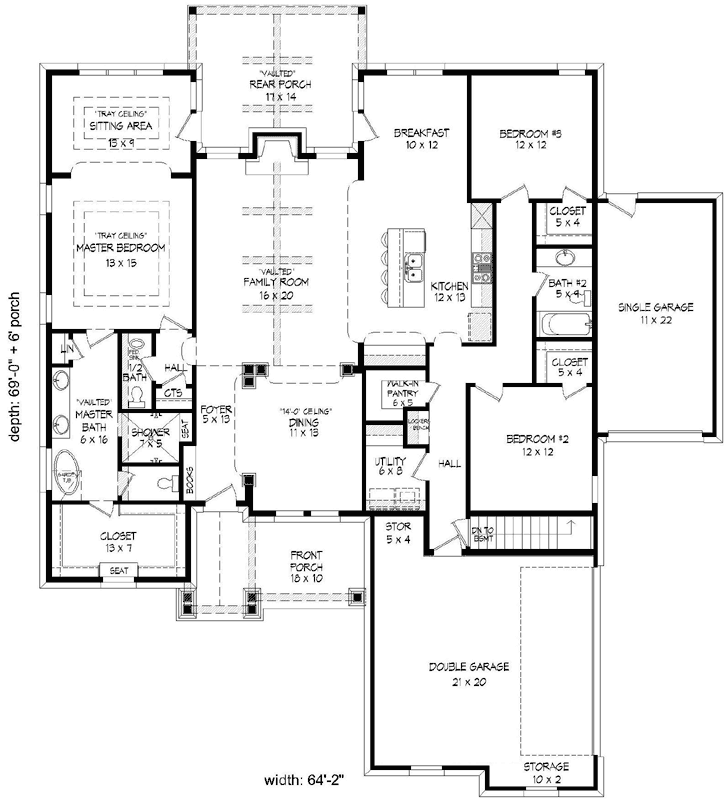 Main Floor Plan: 87-216
