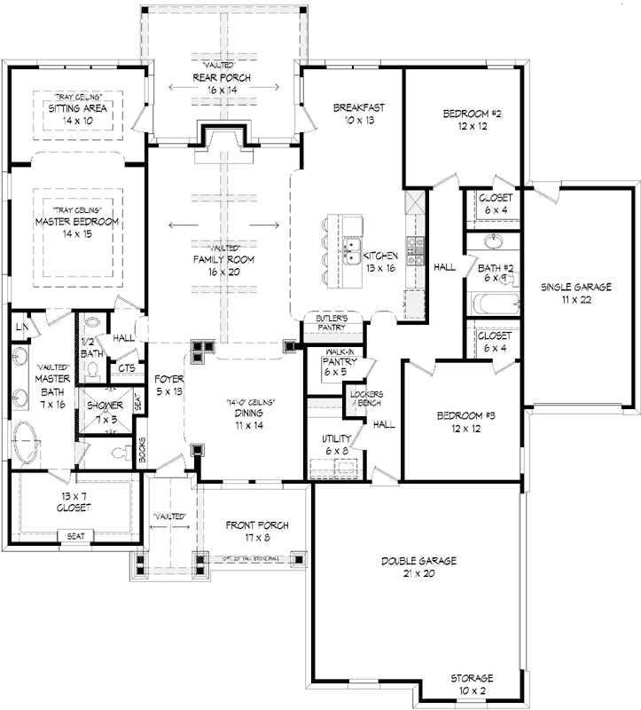 Main Floor Plan: 87-217