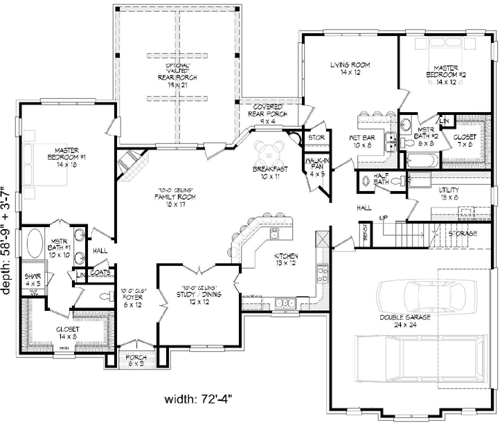Main Floor Plan: 87-221