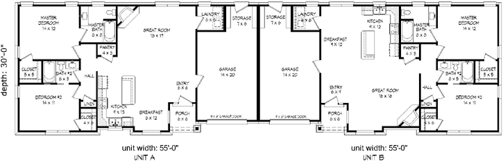 Main Floor Plan: 87-222