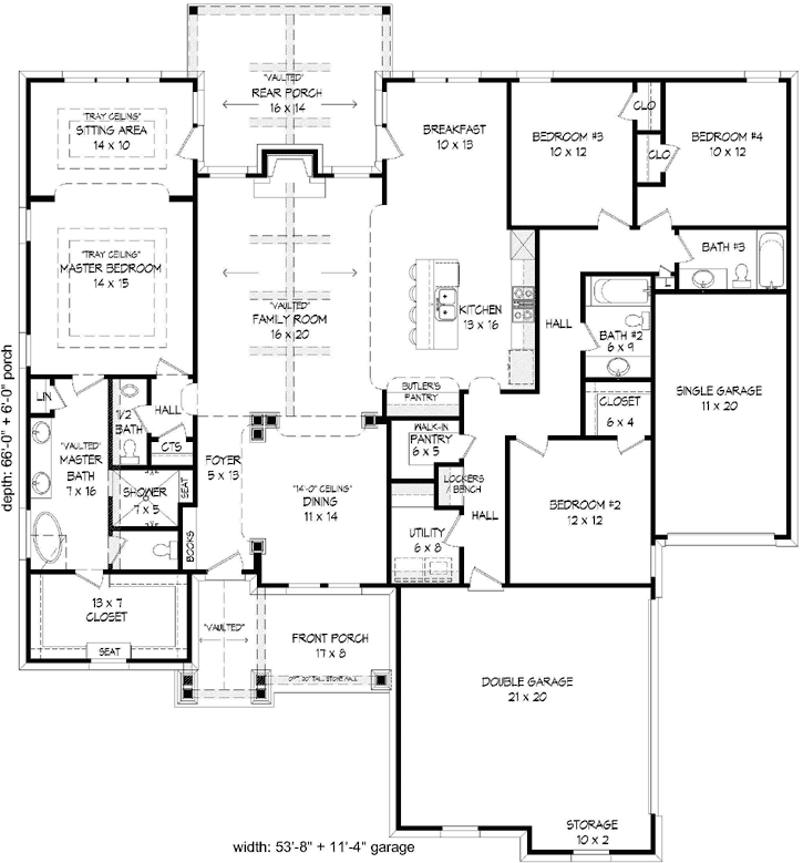 Main Floor Plan: 87-226