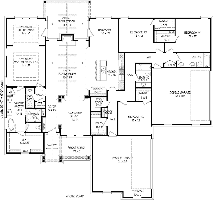 Main Floor Plan: 87-228