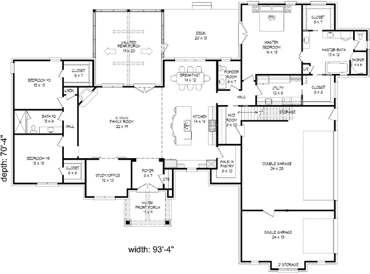Main Floor Plan: 87-231