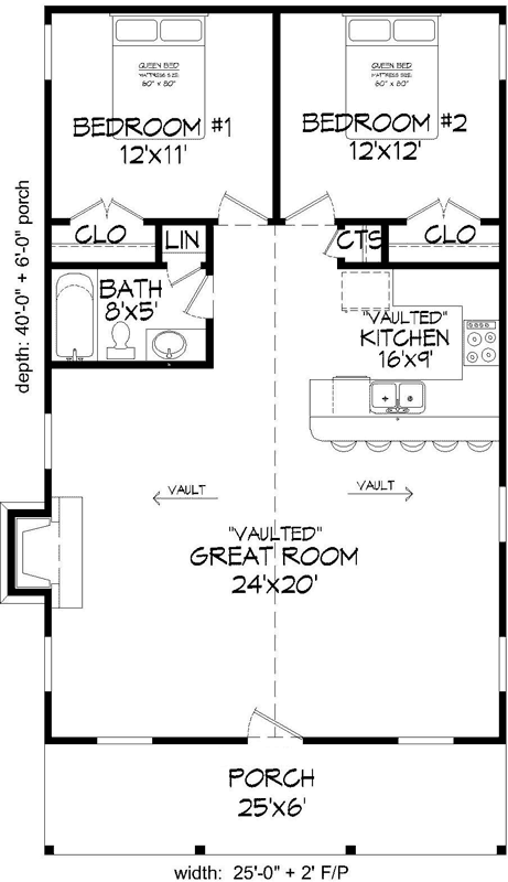 Main Floor Plan: 87-245