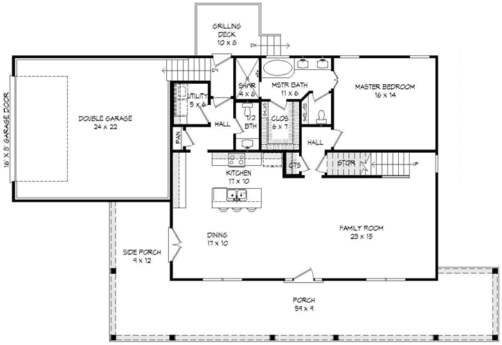 Main Floor Plan: 87-247