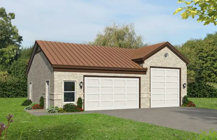 Traditional house plans 87-265 - front exterior, 1,259 sq ft, 0 bed, 0 bath house plans | Monster House Plans