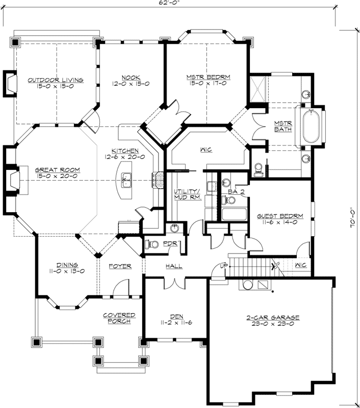 Main Floor Plan: 88-102
