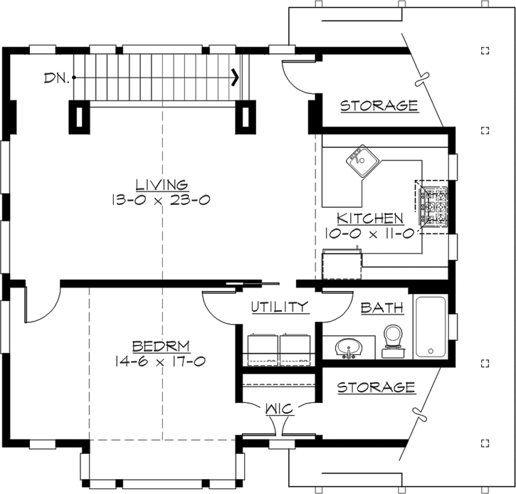 Upper/Second Floor Plan: 88-131