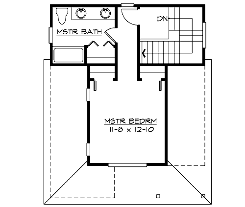 Upper/Second Floor Plan: 88-133