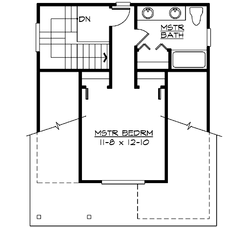 Upper/Second Floor Plan:88-134