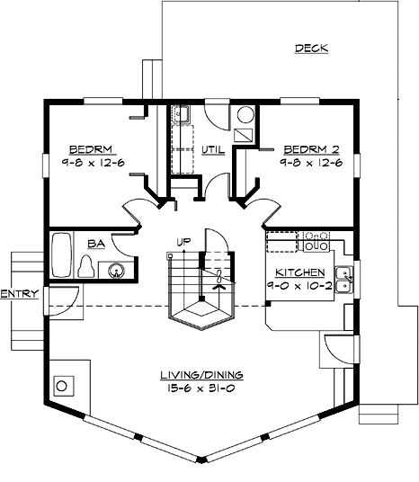 Main Floor Plan: 88-140