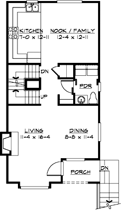 Main Floor Plan: 88-144
