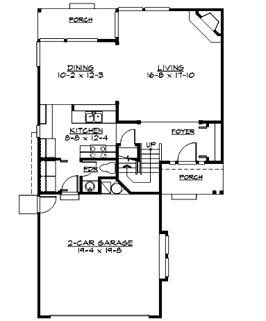 Main Floor Plan: 88-151