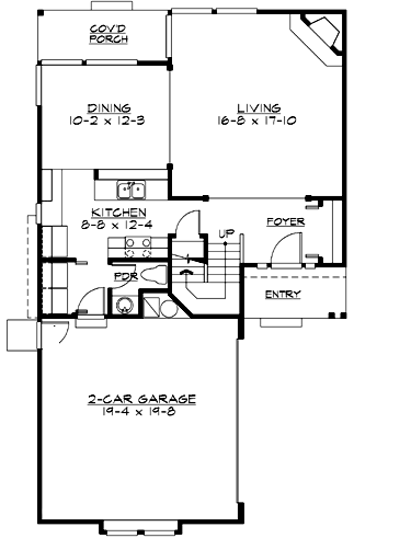 Main Floor Plan: 88-152