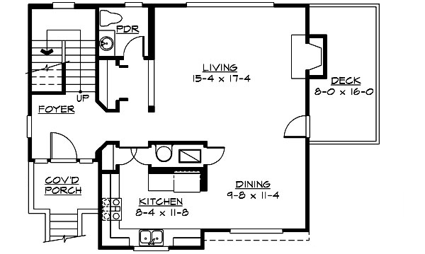 Main Floor Plan: 88-153