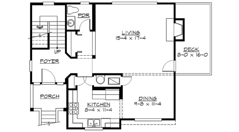 Main Floor Plan: 88-154