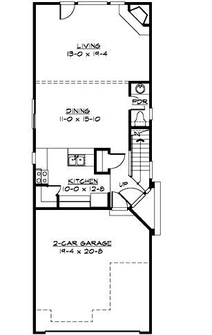 Main Floor Plan: 88-156