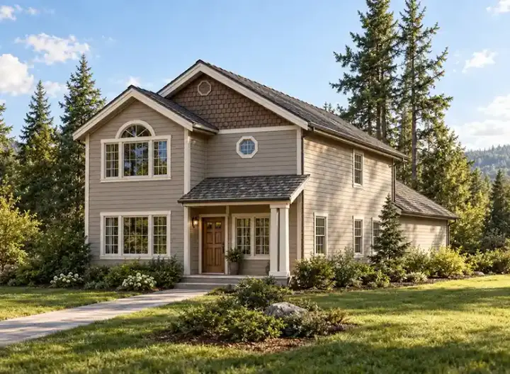 Craftsman house plans 88-158 - front exterior, 1,622 sq ft, 4 bed, 2 bath house plans | Monster House Plans