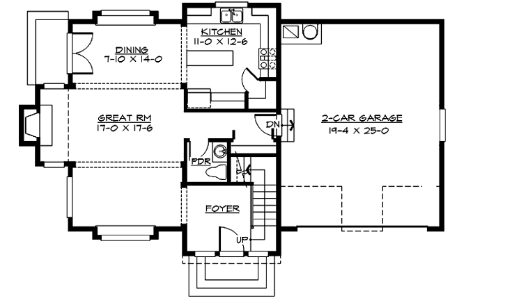 Main Floor Plan: 88-163