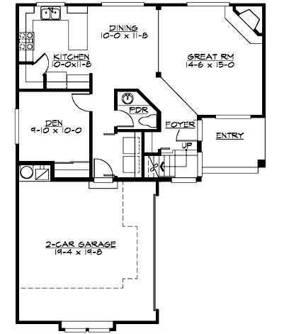 Main Floor Plan: 88-165