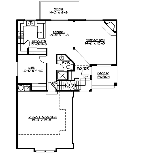 Main Floor Plan: 88-166