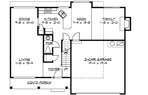 Main Floor Plan: 88-167