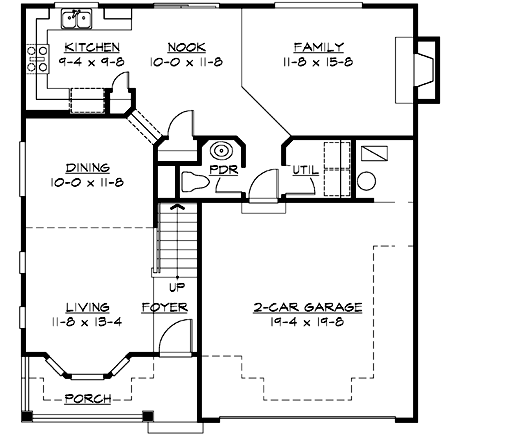 Main Floor Plan: 88-171