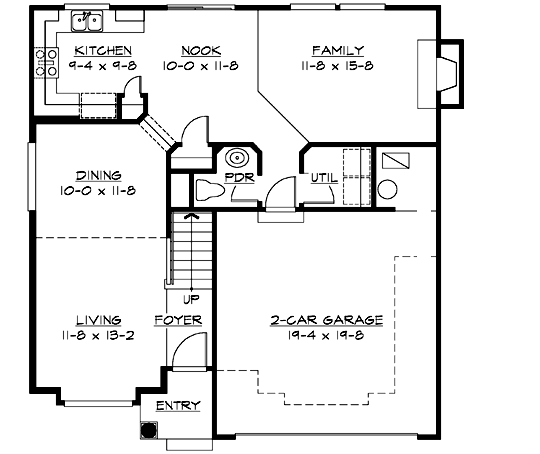 Main Floor Plan: 88-172
