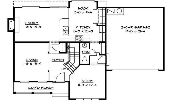 Main Floor Plan: 88-173