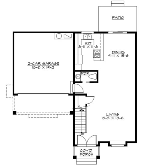 Main Floor Plan: 88-176
