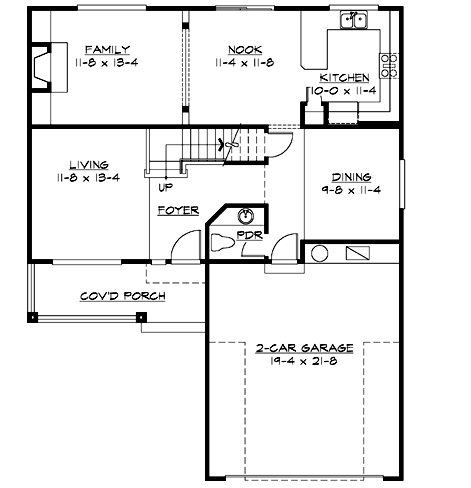 Main Floor Plan: 88-177