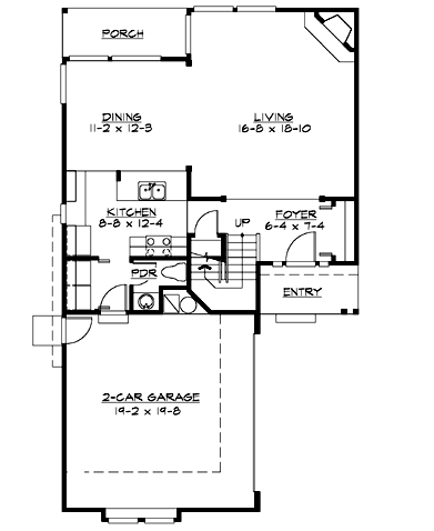 Main Floor Plan: 88-182