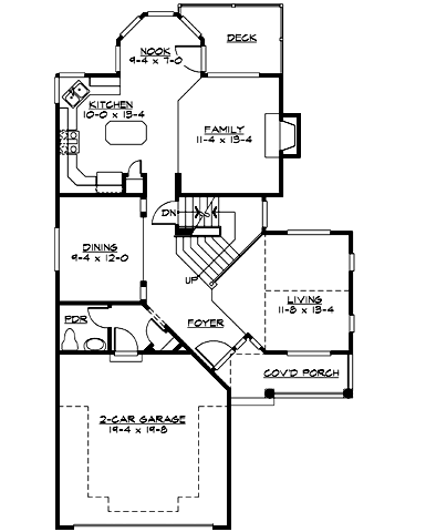 Main Floor Plan: 88-184