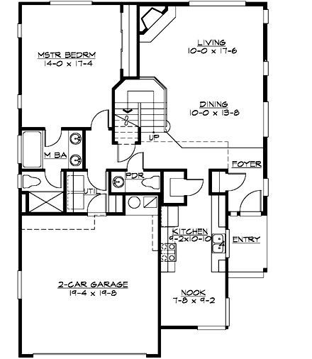 Main Floor Plan: 88-185