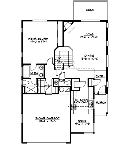 Main Floor Plan: 88-186