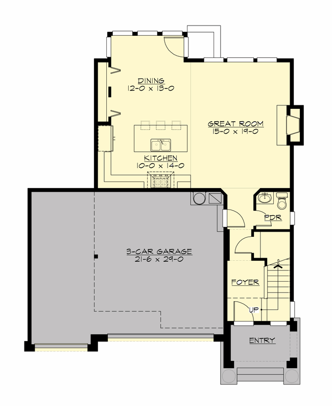 Main Floor Plan: 88-192