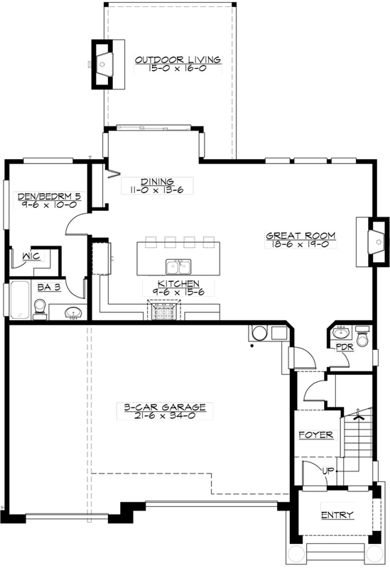 Main Floor Plan: 88-193