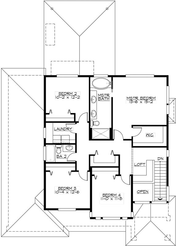 Upper/Second Floor Plan: 88-193