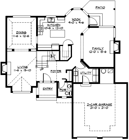 Main Floor Plan: 88-195
