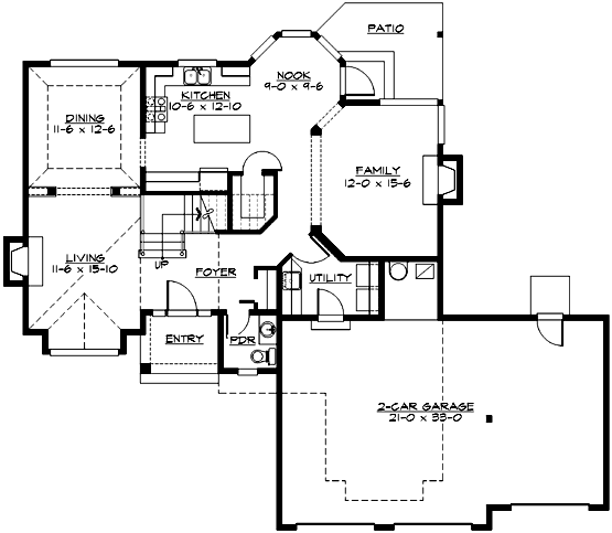 Main Floor Plan: 88-196