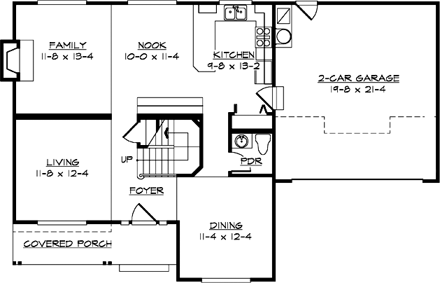 Main Floor Plan: 88-199