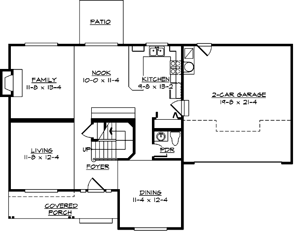 Main Floor Plan: 88-200