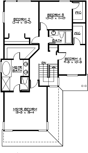 Upper/Second Floor Plan: 88-201