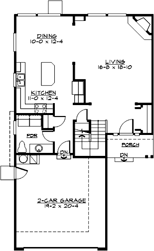 Main Floor Plan: 88-203